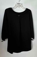 Load image into Gallery viewer, Laura Jane Paris Womens Black V-Neck 3/4 Sleeve Blouse Top Size T2
