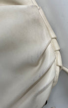Load image into Gallery viewer, Nanette Lepore Womens White Leather Pleated Inner Pocket Crossbody Purse
