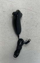 Load image into Gallery viewer, Black Wired Video Gaming Nunchuk Controller For Nintendo Wii Not Tested
