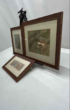 Load image into Gallery viewer, Set Of 3 Pcs Smith's Multicolor Square Framed Art Gallery Picture Painting
