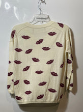 Load image into Gallery viewer, Zhor &amp; Nema Womens Beige V-Neck Long Sleeve Stretch Pullover Sweater Size S
