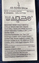Load image into Gallery viewer, Gap Mens Blue Cotton Knitted Long Sleeve V-Neck Pullover Sweater Size Large
