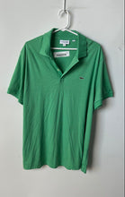 Load image into Gallery viewer, Lacoste Mens Green Cotton Short Sleeve Collared Regular Fit Polo Shirt Size 2XL
