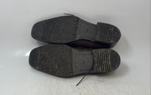 Load image into Gallery viewer, Kenneth Cole Mens Brown Leather Lace-Up Almond Toe Derby Dress Shoes Size 10.5
