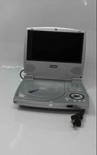 Load image into Gallery viewer, Amw Silver Tone M280 Portable DVD CD Mp3 Player With Case &amp; Charger Not Tested
