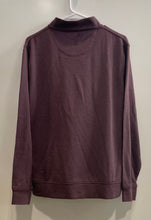 Load image into Gallery viewer, Kirkland Mens Purple Fleece Long Sleeve Quarter Zip Pullover Sweater Size M
