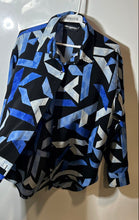Load image into Gallery viewer, Karl Lagerfeld Womens Multicolor Collared Long Sleeve Button-Up Shirt No Size

