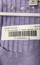 Load image into Gallery viewer, A. New Day Womens Purple Long Sleeve Knitted Pullover Sweater Size XL

