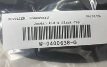 Load image into Gallery viewer, Jordan Boys Black Embroidered Jumpman Logo Adjustable Baseball Cap
