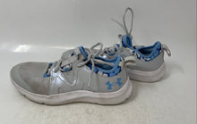 Load image into Gallery viewer, Under Armour Kids Infinity 3 Gray Blue Low Top Lace-Up Sneaker Shoes Size 5Y
