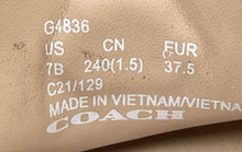 Load image into Gallery viewer, Coach Womens Marley G4836 Beige Signature Slip-On Driver Loafer Flats Size 7B
