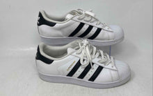 Load image into Gallery viewer, Adidas Kids Superstar White Black Low Top Lace-Up Sneaker Shoes Size 5.5
