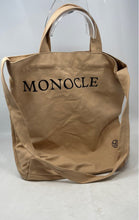 Load image into Gallery viewer, Monocle Womens Beige Double Handle Inner Pockets Shoulder Bag
