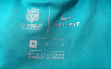 Load image into Gallery viewer, Nike Womens Green Miami Dolphins Dri-Fit NFL Football Polo Shirt Size M
