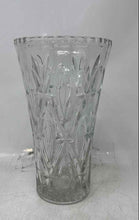 Load image into Gallery viewer, Crystal Cut Collectible Classic Clear Floral Container Decorative Glass Vase
