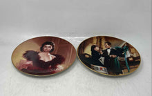 Load image into Gallery viewer, Lot Of 2 W.J. George Porcelain Scarlett O'Hara Pride &amp; Passion Collector Plates
