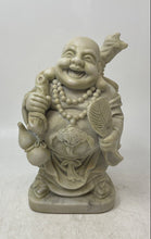 Load image into Gallery viewer, Buddha Beige Holding Fan Religious Collectible Statue Figurine

