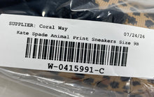 Load image into Gallery viewer, Kate Spade New York Womens Abbie Brown Black Animal Print Sneakers Shoes Sz 9 B
