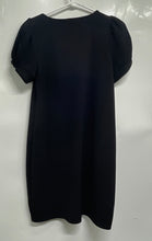 Load image into Gallery viewer, Express Womens Black Short Sleeve Round Neck Pullover Shift Dress Size Medium

