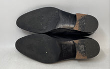 Load image into Gallery viewer, Carlo Pazolini Mens Black Leather Round Toe Slip-On Shoes Size EU 42
