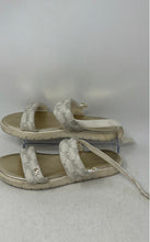 Load image into Gallery viewer, Michael Kors Womens Beige Signature Print Open Toe Ankle Strap Sandals Size 5
