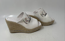 Load image into Gallery viewer, Karl Lagerfeld Paris Womens Corissa White Slip-On Espadrille Sandals Size 5.5

