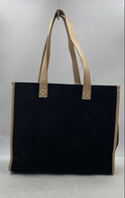 Load image into Gallery viewer, Jimmy Choo Parfums Womens Black Glitter Double Handle Tote Handbag
