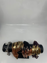 Load image into Gallery viewer, Armani Exchange, WHBM Women's Gold Tone/Multicolored Ropes Bracelets (4 Pcs)

