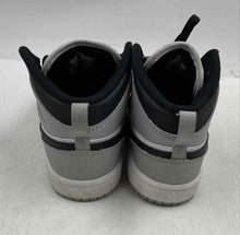 Load image into Gallery viewer, Authentic Nike Boys Air Jordan 1 Mid White Black Sneakers Shoes Size 3Y Worn
