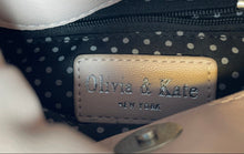 Load image into Gallery viewer, Olivia &amp; Kate Womens Scrunch Pink Leather Inner Zip Pocket Shoulder Handbag
