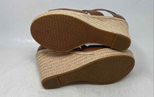 Load image into Gallery viewer, Michael Kors Womens Berkley Damita Brown Espadrille Platform Sandals Size 9 M
