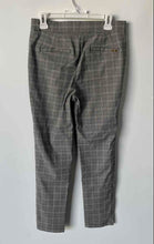 Load image into Gallery viewer, Calvin Klein Womens Gray Black Plaid Elastic Waist Pull-On Ankle Pants No Size
