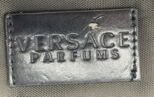 Load image into Gallery viewer, Versace Parfums Womens Black Top Handle Zipper Cosmetic Makeup Handbag
