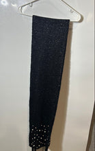 Load image into Gallery viewer, Karl Lagerfeld Paris Womens Black Sparkle Multifunctional Rectangular Scarf
