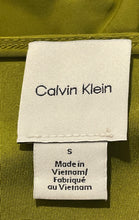 Load image into Gallery viewer, Calvin Klein Womens Green Short Sleeve V-Neck Regular Fit T-Shirt Size S
