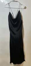 Load image into Gallery viewer, Banana Republic Womens Black Cowl Neck Sleeveless Midi Slip Dress Size XS
