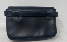 Load image into Gallery viewer, Michael Kors Womens Mott Black Leather Adjustable Strap Fanny Pack Bag
