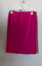 Load image into Gallery viewer, Dana Buchman Womens Pink Back Zip Slit Knee Length Straight &amp; Pencil Skirt Sz 6
