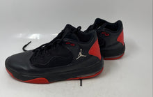 Load image into Gallery viewer, Nike Kids Air Jordan Max Aura 2 Black Red Mid Toe Basketball Shoes Size 7Y

