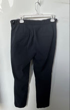 Load image into Gallery viewer, Zara Womens Blue Flat Front Slash Pockets Straight Leg Dress Pants Size Large
