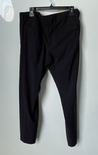 Load image into Gallery viewer, Hugo Boss Womens Black Flat Front Belt Loops Hook And Bar Dress Pants Size 34R
