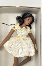 Load image into Gallery viewer, Dillard's Black Hair Trimmings Porcelain Ballerina Ballet Doll Ornament
