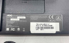Load image into Gallery viewer, AOC Model 195LM00003 Black Digital LCD Computer Screen Monitor Not Tested
