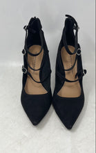 Load image into Gallery viewer, Christian Siriano Womens Black Pointed Toe Stiletto Strappy Heels Size 8
