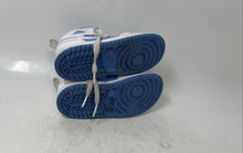 Load image into Gallery viewer, Nike Kids Air Jordan 1 Mid FZ3931-114 Blue White Lace-Up Sneaker Shoes Size 9C
