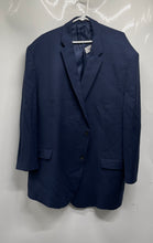 Load image into Gallery viewer, Lauren Ralph Lauren Mens Blue Wool Notch Lapel Two-Button Blazer Jacket Size 56R
