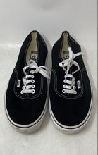 Load image into Gallery viewer, Vans Mens 721356 Black White Lace-Up Low Top Sneaker Shoes Size 10
