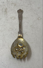 Load image into Gallery viewer, Vintage Sheffield England Kings Pattern Berry Design Silver-Tone Serving Fork
