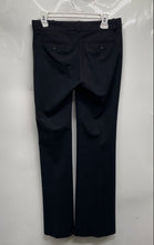 Load image into Gallery viewer, Theory Womens Black Flat Front Stretch Straight Leg Dress Pants Size 2
