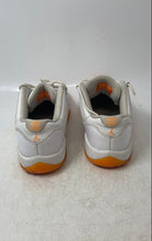Load image into Gallery viewer, Nike Kids Air Jordan 11 Retro Low White Orange Lace-Up Sneaker Shoes Size 5Y
